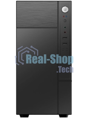 Компьютерный корпус с блоком питания 450Вт./Case Forza mATX case, black, w/PSU 450W 12cm, w/2xUSB 2.0, w/pwr cord, w/o FAN