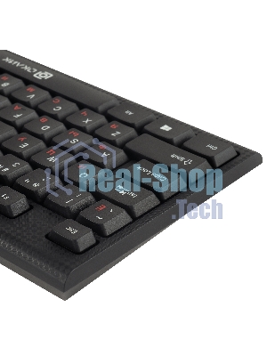 Комплект клавиатура+мышь Oklick 630M проводной, USB, 1600 DPI, чёрный