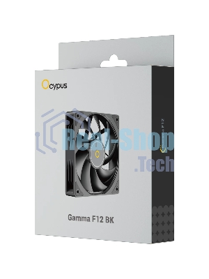 Вентилятор для корпуса Ocypus Gamma F12 BK черный 120мм 1300rpm 24.5db 3-pin