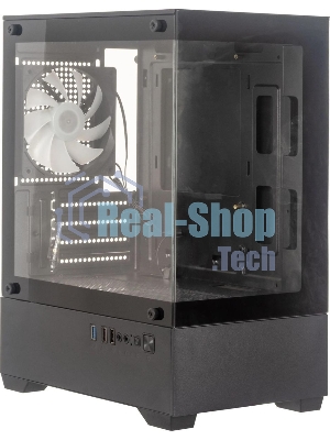 Компьютерный корпус Accord ACC-ZCU2B черный без БП mATX 1x120мм 1xUSB3.0 1xUSB3.1 audio