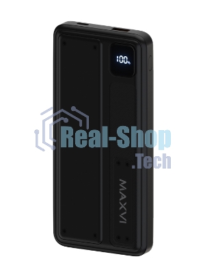 Портативный аккумулятор Maxvi PB10-10 10000 мАч, 2A USB + кабели: Type-C/Lightning
