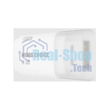 Флешка USB More Choice MF16 white (4610196405136), 16Gb, USB 2.0, R/W 15/6, белый