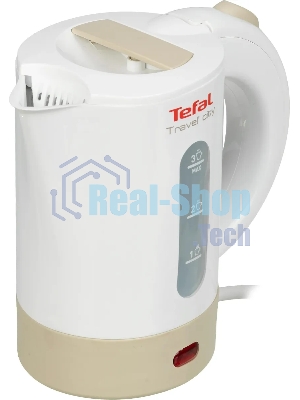 Чайник электрический Tefal KO120130 0.5л. 650Вт белый/бежевый(корпус: пластик)
