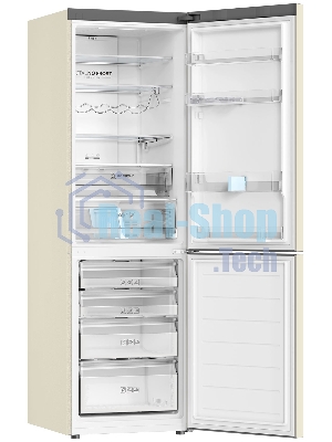 Холодильник Haier C2F636CCFDU1 бежевый двухкамерный 256/108 л морозилка снизу, No Frost