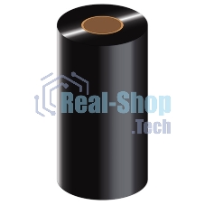Красящая лента Ribbon 110ммx300m Wax/Resin OUT Black 1