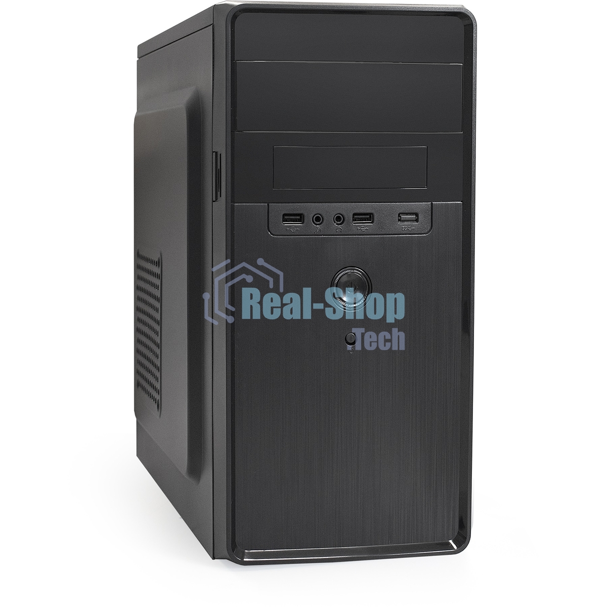 Компьютерный корпус Minitower ExeGate EX286412RUS BA-309 (mATX, без БП, 2хUSB, HD аудио, черный)