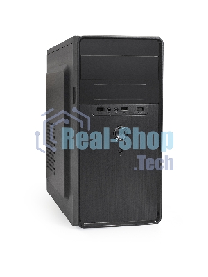 Компьютерный корпус Minitower ExeGate EX286412RUS BA-309 (mATX, без БП, 2хUSB, HD аудио, черный)