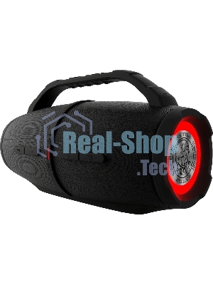 Колонка портативная Ural ГР-007 черный 60W 2.2 BT/3.5Jack/USB 10м 5000mAh (УРАЛ ГР-007 черный)