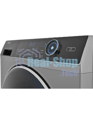 Стиральная машина Haier HWD80-BP14979S серебристый, загрузка фронтальная 8 кг, 5 кг - сушка, 1400 об/мин, класс: B