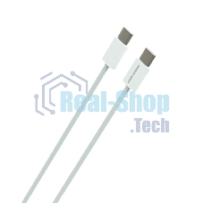 Кабель MORE CHOICE (4620202550392) K77a нейлон USB 3.0A PD 100W для Type-C Type-C 2м белый