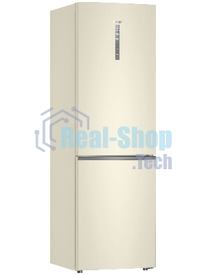 Холодильник Haier C2F636CCFDU1 бежевый двухкамерный 256/108 л морозилка снизу, No Frost