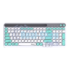 Клавиатура Filum FL-WKB15 беспроводная, Bluetooth, радиоканал, белый Клавиатура Filum FL-WKB15 беспроводная, Bluetooth, радиоканал, белый