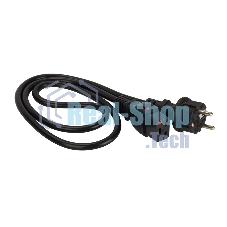 Шнур питания Lanmaster LAN-PP19L/SH-1.0-BK C19-Schuko проводник.:3x1.5мм2 1м 220В 16А черный