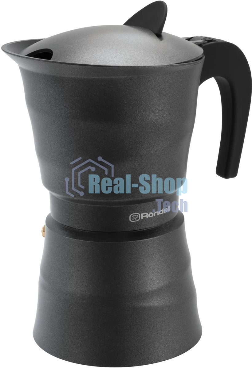 Кофеварка гейзерная Rondell RDA-1901 9 чашек, серый