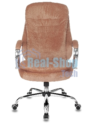 Кресло Бюрократ T-9950SL Fabric Velvet 90 светло-коричневый, ткань