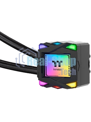 Система жидкостного охлаждения Thermaltake LA360 ARGB Soc-AM5/AM4/1200/1700/1851 черный 4-pin 38.35dB Al+Cu Ret (CL-W459-PL12SW-A)