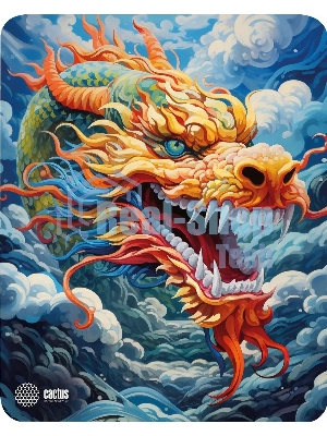 Коврик для мыши Cactus Colorful Dragon CS-MP-D07M 300x250x3мм