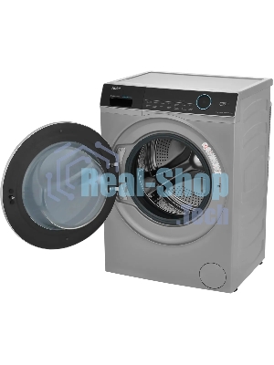 Стиральная машина Haier HWD80-BP14979S серебристый, загрузка фронтальная 8 кг, 5 кг - сушка, 1400 об/мин, класс: B
