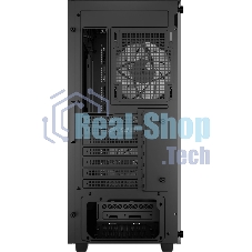 Компьютерный корпус Deepcool CC560 ARGb V2 без БП, боковое окно (закаленное стекло), 3x120мм ARGb LED вентилятор спереди и 1x120мм ARGb LED вентилятор сзади, черный, ATX