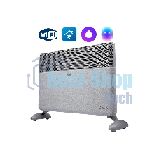 Конвектор электрический Ballu Apollo digital INVERTER Moon Gray BEC/ATI-2001 серый, 2000 Вт, 25 м2, термостат, дисплей, WiFi