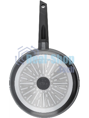 Сковорода Rondell Kontur RDA-1488, 28 см, с крышкой, серый
