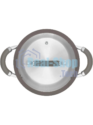 Кастрюля Rondell RDS-755 Balance 5 л 24 см, нержавеющая сталь 18/10, с крышкой
