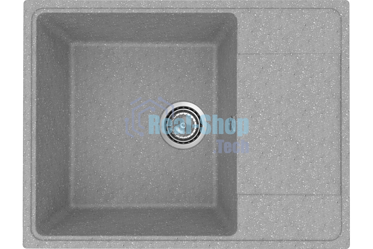 Кухонная мойка Practik PR-M 650-003 светло-серый
