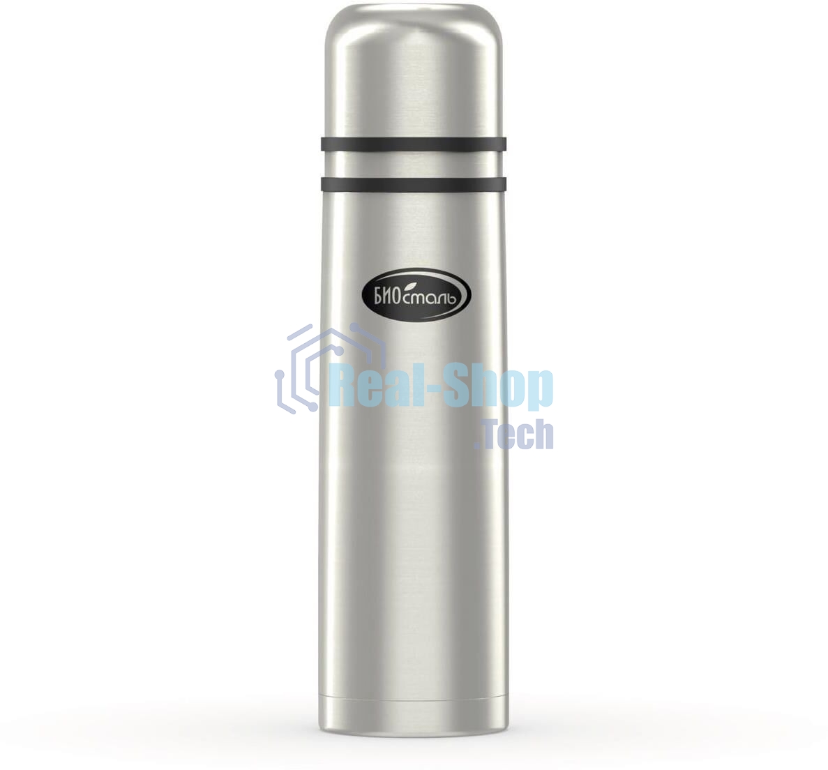 Термос с узкой горловиной Biostal NB-1000 K2, 2 чашки, 1.0 л. (в уп. 12 шт)