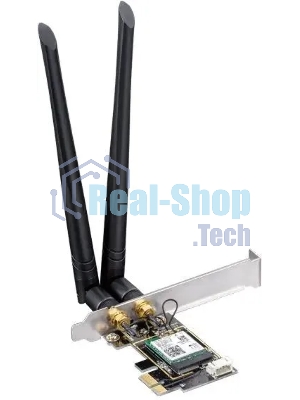 Сетевой адаптер Wi-Fi + Bluetooth Cudy WE3000 AX3000 PCI Express (ант.внеш.съем) 2ант.