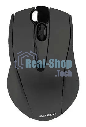 Мышь беспроводная A4Tech G9-500F черный, 1200 dpi, радиоканал, USB, кнопки - 4