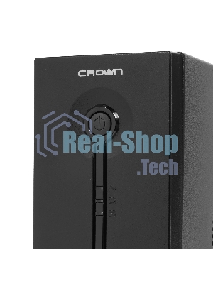 Источник бесперебойного питания Crown CMU-SP650COMBO/650 ВА/390 Вт/2 х CEE 7 (евророзетка), 3 x IEC 320 C13 (компьютерная)