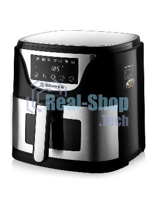 Аэрогриль Brayer BR2037 черный, 1500 Вт, 5 л, сенсор, 7 программ