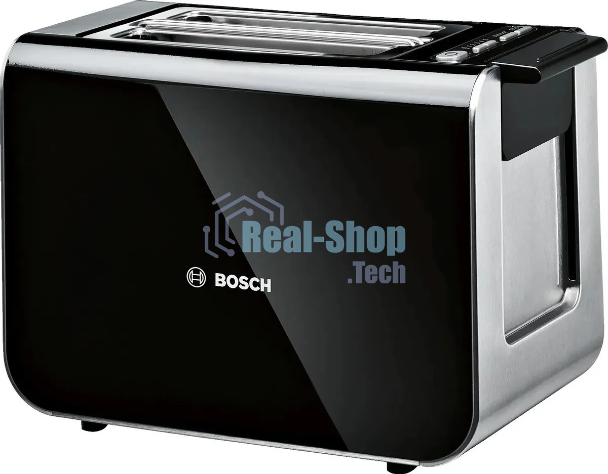 Тостер Bosch TAT8613N 860Вт черный