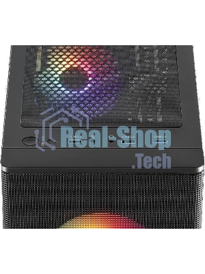 Корпус AeroCool Designer-G-BK-v2, Midi-Tower, чёрный, 4 x 120 мм