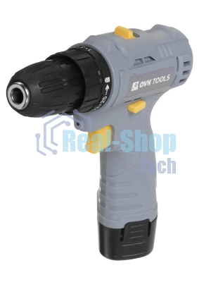 Дрель-шуруповерт Ovk Tools OTCS1AA-12V-1.3A, 12 В, 1,3 Ач, 22 Нм, щеточный