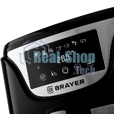 Аэрогриль Brayer BR2037 черный, 1500 Вт, 5 л, сенсор, 7 программ