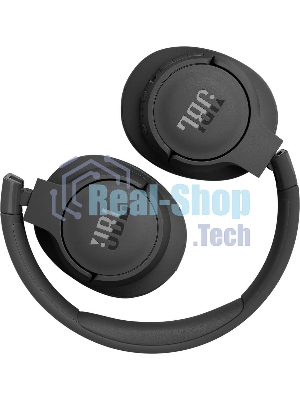 Беспроводные/проводные наушники JBL Tune 770NC черный, полноразмерные, Bluetooth + проводной, адаптивное шумоподавление, до 70 ч