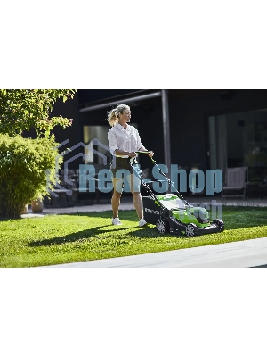 Газонокосилка аккумуляторная GreenWorks G24X2LM41, 40 В, 4 Ач