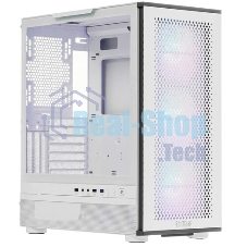 Компьютерный корпус PCCooler ME200 MESH WH, Mesh Full Tower, белый, TG, SPCC, 3x120мм ARGb E-ATX, ATX, mATX, mITX 180/380/220мм 4x2.5