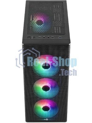Корпус AeroCool Designer-G-BK-v2, Midi-Tower, чёрный, 4 x 120 мм