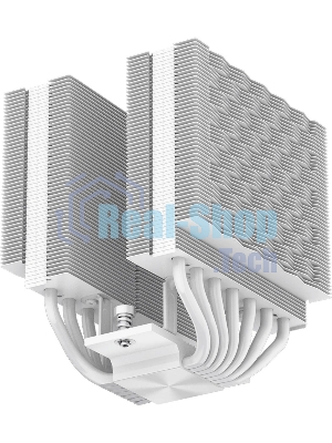 Кулер для процессора PCCooler RT720 TC ARGB WH (270W, 4-pin PWM, 157.5mm, Al/Cu, 7x6mm, ARGB, 2x120mm, 73.32CFM, 34.9dBA, 2200RPM, S: 1851/1700/1200/115X, AM5/AM4, white)