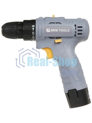 Дрель-шуруповерт Ovk Tools OTCS1AA-12V-1.3A, 12 В, 1,3 Ач, 22 Нм, щеточный