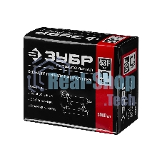 Скобы особотвердые тип 53F ПРОФЕССИОНАЛ (5000 шт; 19 мм) ЗУБР 31950-19