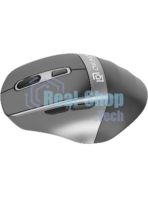 Мышь беспроводная Oklick 516MW черный/серебристый, 1600 dpi, радиоканал, Bluetooth, USB, кнопки - 6