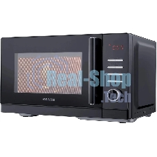 Микроволновая печь Hyundai HYM-D3013 черный, 25 л, 800 Вт, переключатели - кнопки, поворотный механизм