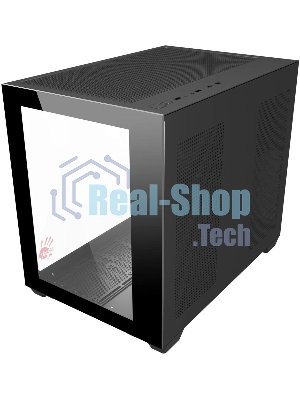 Компьютерный корпус Bloody BD-CC108 черный без БП mATX 9x120мм 2xUSB 3.0 audio bott PSU