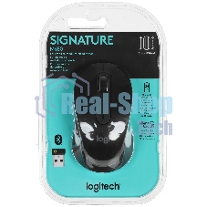 Мышь беспроводная Logitech Signature M650 графитовый, 4000 dpi, радиоканал, Bluetooth, USB, кнопки - 5