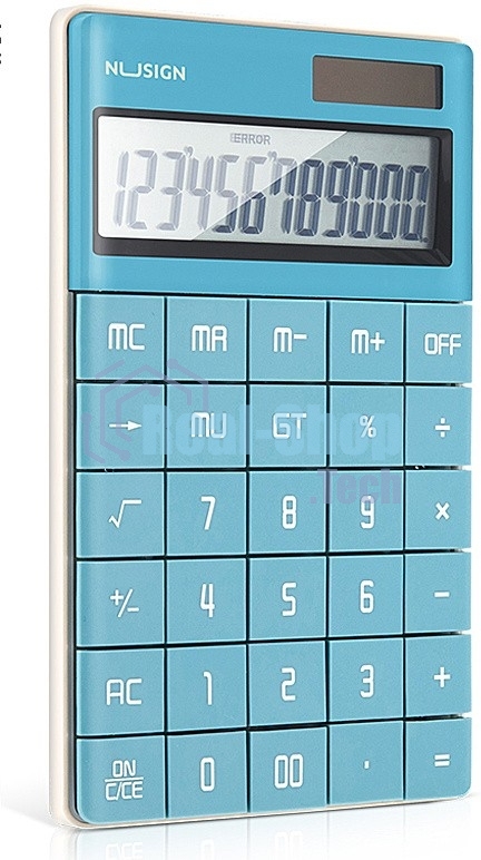 Калькулятор настольный Deli Nusign ENS041blue синий 12-разр.