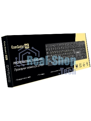 Клавиатура проводная ExeGate LY-331, USB, черный