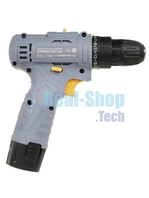 Дрель-шуруповерт Ovk Tools OTCS1AA-12V-1.3A, 12 В, 1,3 Ач, 22 Нм, щеточный